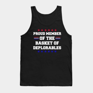 Proud Member Of The Basket Of Deplorables Tank Top